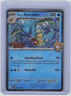 Misty's Gyarados (Prerelease) Rare Miscellaneous Cards & Products 049/182 NM - Image 1