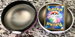 Pokemon Love Ball Tin Pink & White, w/ 50 Mixed Trading Cards - Image 5
