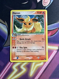 Flareon - 2/17 - Holo Rare Pop Series 3 Promo Set TCG - Pokemon Card - LP - Image 1