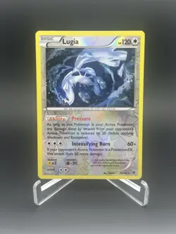 Pokemon TCG Lugia 78/124 Fates Collide Reverse Holo Rare Card Clean - Image 1