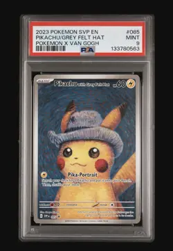 Pikachu with Grey Felt Hat 085 Sv: Scarlet & Violet Promo Cards PSA 9 - Image 1