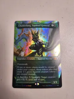 Chatterfang, Squirrel General (Borderless) Modern Horizons 2 Foil (Near Mint) - Image 1