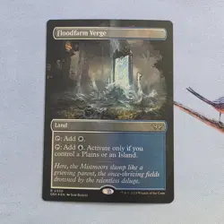 FOIL Floodfarm Verge (Borderless) Duskmourn MTG Magic The Gathering - Image 1