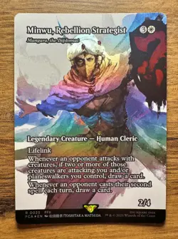 Magic MTG Final Fantasy Minwu, Rebellion Strategist #25 *FOIL* Through The Ages - Image 1