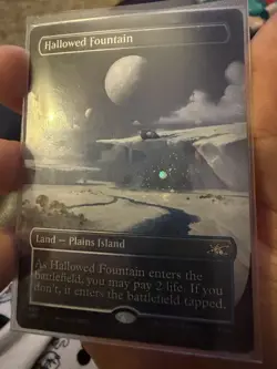 Hallowed Fountain Unfinity Galaxy Foil MTG - Image 1
