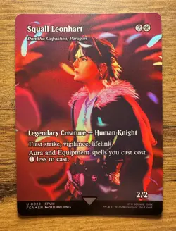 Magic MTG Final Fantasy Squall Leonhart (Danitha) #22 *FOIL* Through The Ages - Image 1