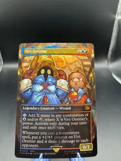 MTG - Vivi Ornitier - Borderless Chocobo Track Foil - Final Fantasy Pack Fresh - Image 1