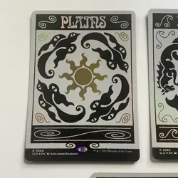 MTG Set Of 5 Basic Lands *Rainbow Foil* MagicCon Atlanta FIAB MT/NM Free Ship - Image 3