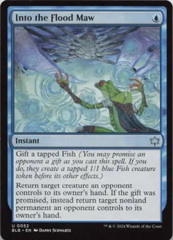 Into the Flood Maw U Bloomburrow 52 - LP MTG - Image 1