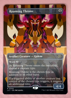 MTG: Roaming Throne (Borderless) The Lost Caverns of Ixalan Regular - Image 1