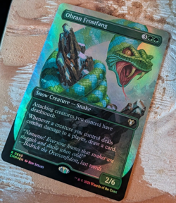 MTG Ohran Frostfang Commander Masters Borderless FOIL NM - Image 1
