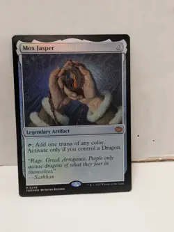 Mox Jasper - Foil - Tarkir: Dragonstorm - Lightly played, WOTC, MTG - Image 1