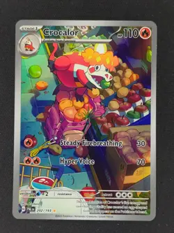 Crocalor #202/193 Pokemon SV02: Paldea Evolved 2023 NM 🔥 - Image 1
