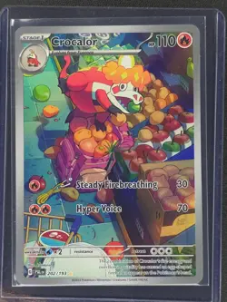 Crocalor #202/193 Pokemon SV02: Paldea Evolved 2023 NM 🔥 - Image 3