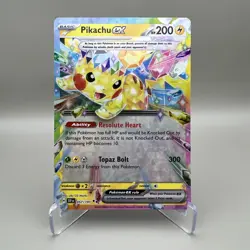 Pikachu ex 057/191 Double Rare Holo - Surging Sparks 2024 Pokemon TCG - NM - Image 1