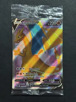 Charizard V SWSH050 Champion’s Path Promo Sealed Pokemon - Image 1
