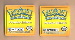 Pokemon LOT OF (2) 1999 ARTBOX POKEMON ACTION FLIPZ PREMIER ED # 18 &34 PIDGEY - Image 2