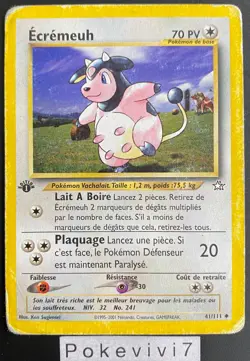 Carte Pokemon ECREMEUH 41/111 NEO GENESIS EDITION 1 Wizards FR OCCASION - Image 1