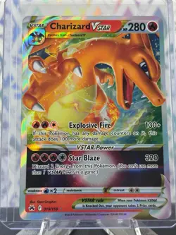 Pokemon TCG Charizard VSTAR Crown Zenith 019/159 Holo Ultra Rare Nm - Image 1