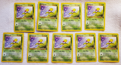 (lot of 9) Bellsprout 49/64 [C-Regular] English Jungle Pokemon 1999 vtg - NM - Image 1