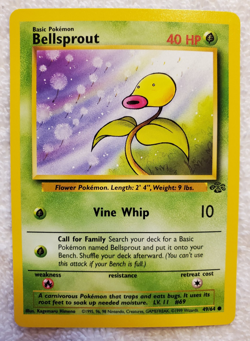 (lot of 9) Bellsprout 49/64 [C-Regular] English Jungle Pokemon 1999 vtg - NM - Image 3