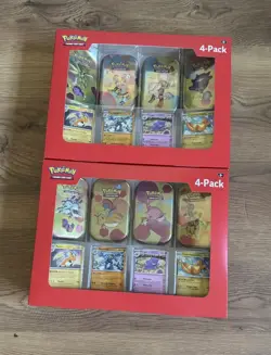 Pokemon TCG: Scarlet And Violet 151 Mini Tin Sam’s Club 4 Pack (x2) - Image 1