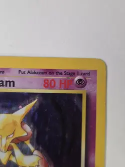 Pokemon TCG Alakazam 1/102 Base Set Holo Unlimited - Image 2
