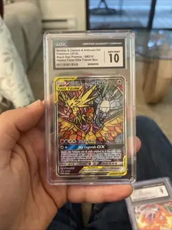 Pokemon TCG Moltres Zapdos Articuno GX Full Art Holo - Image 1