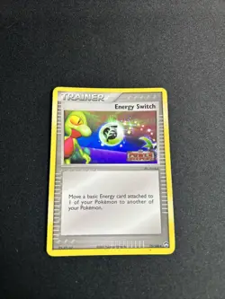 Energy Switch 75/108 EXC Stamped Pokemon Reverse Holo EX Power Keepers LP - Image 1