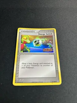 Energy Switch 75/108 EXC Stamped Pokemon Reverse Holo EX Power Keepers LP - Image 2