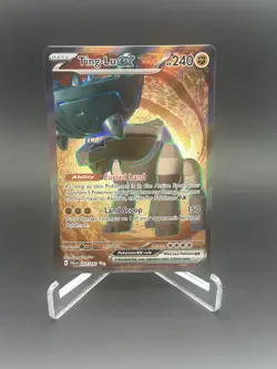 Pokemon TCG Ting-Lu ex 243/193 Sv02: Paldea Evolved Holo Ultra Rare Full Art - Image 1