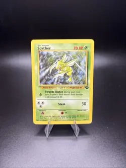 Scyther 26/64 Non-Holo Pokemon Jungle 1999 WOTC Unlimited NM - Image 1