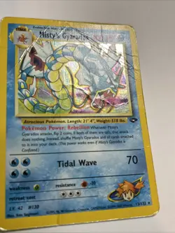 Pokemon TCG Misty's Gyarados Holo Rare Gym Challenge 13/132 Unlimited Edition NM - Image 2