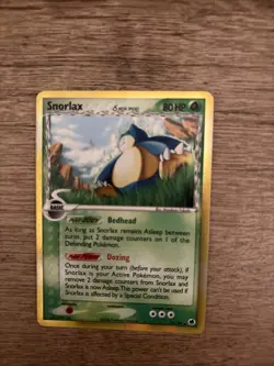 Pokemon TCG Snorlax Delta Species Dragon Frontiers 10/101 Holo Rare - Near Mint - Image 1