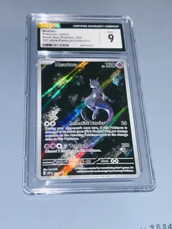 Mewtwo Pokemon 151 Ultra Premium Collection Black Star Promo English 052 CGC 9 - Image 1