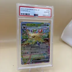 2024 Pokemon SV8a JP Leafeon ex Double Rare #003/187 PSA 10 - Image 2