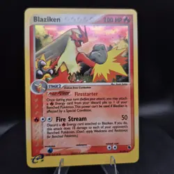Pokemon TCG Blaziken 3/109 Ruby & Sapphire - Holo Rare Near Mint NM-/LP+ - Image 1