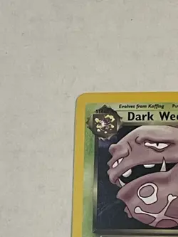 VTG Pokemon TCG Dark Weezing 14/82 Team Rocket Unlimited Holo Rare WOTC *DMG* - Image 4