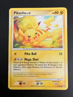 Pikachu 71/99 Common - Pokemon Arceus - Moderately Played (MP) - Image 1