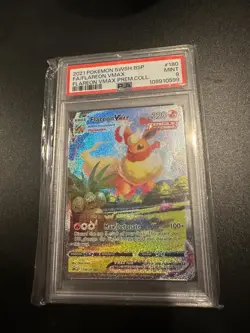 Pokemon Sword & Shield Flareon VMAX SWSH180 Premium Collection PSA 9 - Image 1