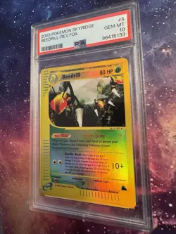 Pokemon Beedrill Skyridge Reverse Holo Rare #5 PSA 10 Gem Mint - Image 2