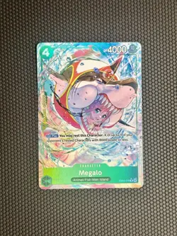 ONE PIECE The Azure Sea's Seven MEGALO RARE Alternate Art EB04-018 ENGLISH CCG - Image 1