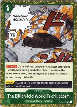 One Piece The Billion-Fold World Trichiliocosm OP06-038 UC - Reverse Foil (NM) - Image 1