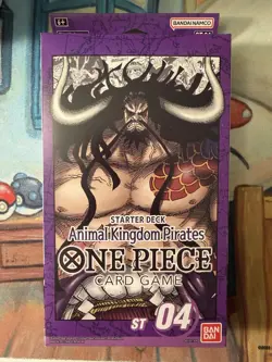 One Piece Animal Kingdom Pirates Starter Deck ST04 English Edition, Sealed 811039038458 - Image 1