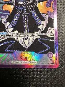 One Piece King (091) (Parallel) OP01-091 Romance Dawn Foil Alt Art Nm - Image 5