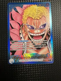 ONE PIECE Donquixote Doflamingo Alt Art Leader OP01-060 Romance Dawn NM ENGLISH - Image 2