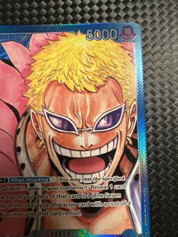 ONE PIECE Donquixote Doflamingo Alt Art Leader OP01-060 Romance Dawn NM ENGLISH - Image 4