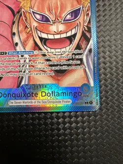 ONE PIECE Donquixote Doflamingo Alt Art Leader OP01-060 Romance Dawn NM ENGLISH - Image 5