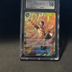 One Piece CCG Portgas.D.Ace Alternate Art OP13-119 SEC NM/M CGC 10 - Image 1