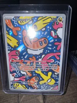 Pokemon TCG Tatsugiri Twilight Masquerade Illustration Rare Card 186/167 - Image 1